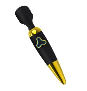 PRETTY LOVE - Vermeer Vibrating Wand Massager (Chargeable - Black Gold)